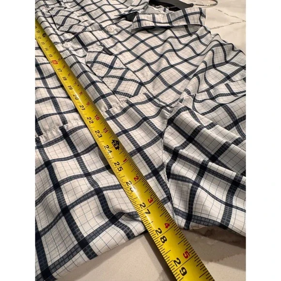 Columbia PFG Silver Ridge Lite Plaid Long Sleeve Fishing Shirt Mens XXL AM1282 - Picture 9 of 10